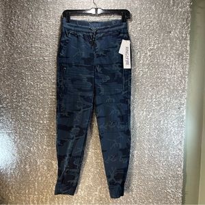 Ring of Fire Big Boys Youth Size 14 Navy Camo Moto‎ Zipper Joggers NWT